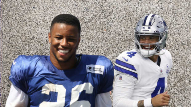 Saquon Barkley and Dak Prescott